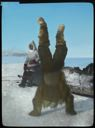 Image of Eskimo [Inuk] Standing on his Hands